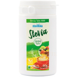 Stevia, 60 mg, Steviola, 1000 tabletek
