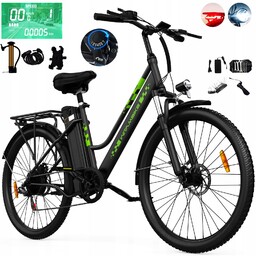 Rower elektryczny 250W 20AH 120KM 26" E-bike Damski/Męski