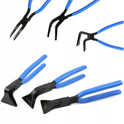 Szczypce cęgi do gięcia blachy 3el szczęki zestaw