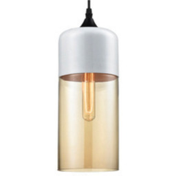 Orebro 1 White - nowoczesna lampa wisząca biała