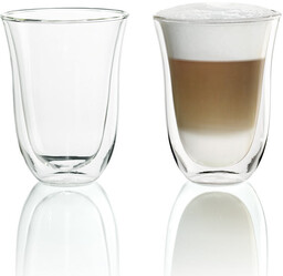 Szklanki termiczne DeLonghi do kawy latte macchito 330