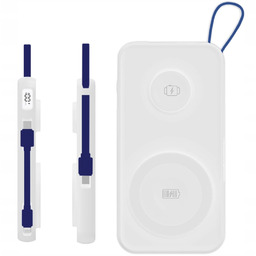 3MK Powerbank Biały PastelUp 10,000mAh Magsafe ładowanie Apple