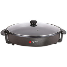 Alpina DV-4042 Patelnia wielofunkcyjna, 1500 W, czarna 40cm