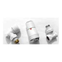 Zestaw zaworów biały