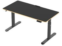 Ultradesk PULSAR 120cm Regulacja wysokości Czarny Biurko gamingowe