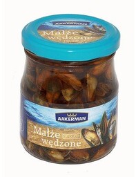 Małże wędzone w oleju 200 g Aakerman