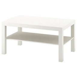 Ikea Lack Stolik kawowy, biały, 90x55 cm