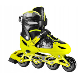 Łyżworolki Nils Extreme NA18137A (rozmiar 35-38) Czarno-żółty