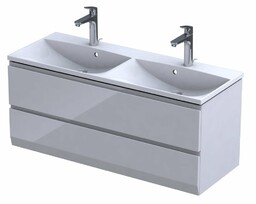 Oristo Brylant szafka z umywalką wisząca 119x50x45 biały
