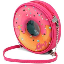 Oh My Pop! Pinknut -Okrągła Torebka, Różowa, 18,5