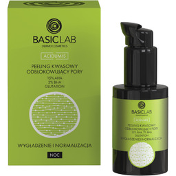 BASICLAB Acidumis Peeling kwasowy odblokowujący pory z 15%