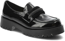 Lemar Czarne Półbuty Eleganckie Skórzane Buty