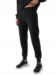 Damskie spodnie dresowe 4F F606 czarny