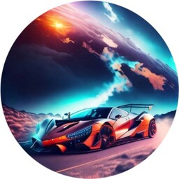 malowanie po numerach owalne samochód wyścigowy