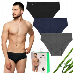 Bambusowe Slipy Męskie Majtki Slipki Moraj L