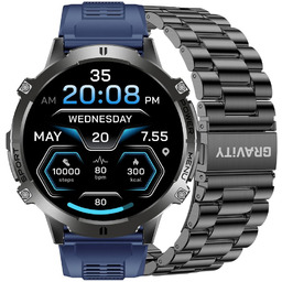 SMARTWATCH męski GRAVITY POŁĄCZENIA KOMPAS BAROMETR CHAT AI