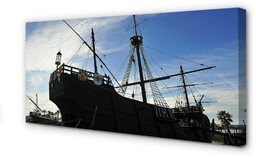 Obraz na płótnie Statek niebo