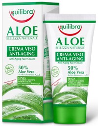 Aloesowy Przeciwzmarszczkowy Krem do Twarzy, Equilibra, 50ml