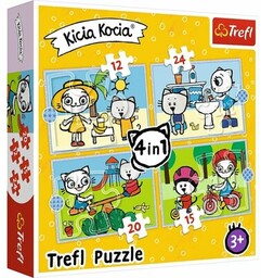 TREFL Puzzle Dzień Kici Koci 34372 (71 elementów)