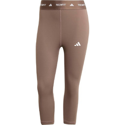 adidas Kobiety TECHFIT Capri Leggings, Earth Strata, XS