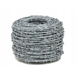 Drut kolczasty ocynkowany 1.6 mm Rolka 200 m