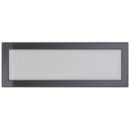 Kratka Kominkowa Wentylacyjna 17x49 Grafitowa kominka metalowa