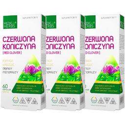 Medica Herbs Czerwona koniczyna MENOPAUZA wyciąg 180 kapsułek