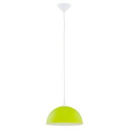 Lampa wisząca zwis szklana tuba ALBERT zielony śr.