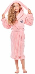 Szlafrok dziewczęcy z uszami Bunny