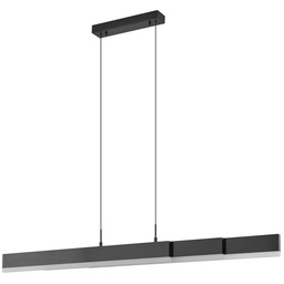 Lucande - Żyrandol LED Torven, czarna, wysuwana, CCT