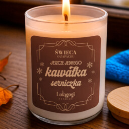 Świeca o zapachu jeszcze jednego kawałka serniczka -