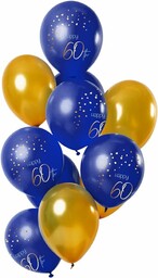 Folat Balon na 60. urodziny 12 sztuk niebieski
