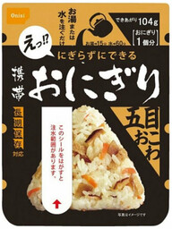 Pocket Onigiri Gomoku-okowa, kulka ryżowa instant z grzybami