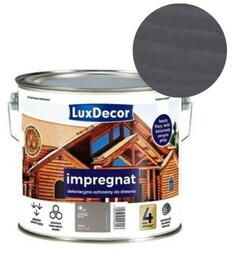 LUXDECOR Impregnat dekoracyjno-ochronny szary 2,7L