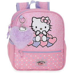 Hello Kitty Hearts & Dots, plecak szkolny, różowy