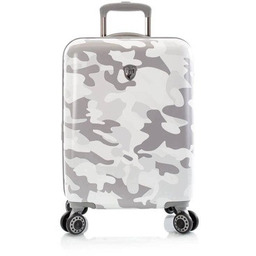 Heys White Camo biała średnia twarda walizka