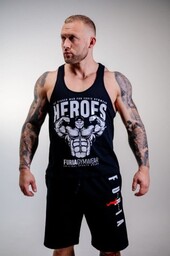 Tank top Heroes czarny męski