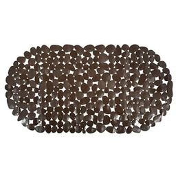 MSV Mata pod wannę kamyczki PVC 35x68cm Czekolada