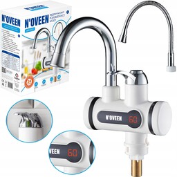 Noveen Elektryczny Podgrzewacz Wody Przepływowy Bateria Kran Ogrzewacz