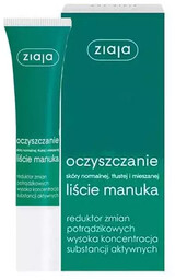 Ziaja Liście Manuka, oczyszczanie, reduktor zmian potrądzikowych, 15ml