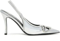 Szpilki Diesel Y02985 P1660 T9002 Srebrny