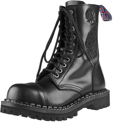 glany STEADY''S - 10 dziurek, czarne / CZARNA