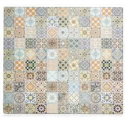 ZELLER Szklana płyta ochronna na kuchenkę MOZAIKA, duża