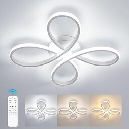 Nowoczesna lampa sufitowa LED ściemnialna, 40 W 4500