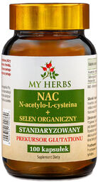 My Herbs NAC N-Acetylo-L-Cysteina + Selen Organiczny, 100