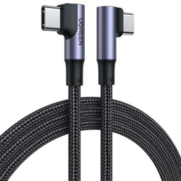 Ugreen Kabel kątowy USB-C / USB-C 100 W,