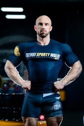 Koszulka rashguard "Trenuj Sporty Walki" męska Furia