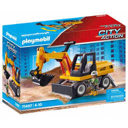 Playmobil Zestaw z figurkami City Action 71707 Koparka