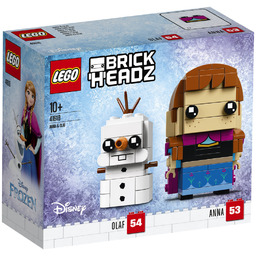 LEGO BrickHeadz, klocki Anna i Olaf, 41618