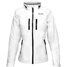 Kurtka żeglarska damska, wiatroszczelna, ocieplana biała r.M